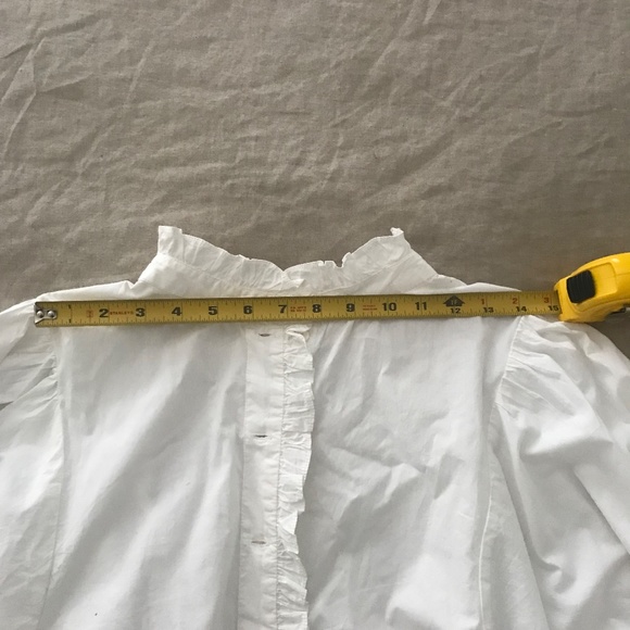 white cotton blouse - Picture 8 of 9